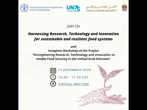 UN75 Dialogue | Harnessing Research, Technology & Innovation for Sustainable & Resilient Food Systems