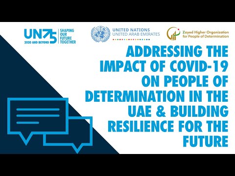 UN75 | Addressing the Impact of COVID-19 on People of Determination in the UAE & Building Resilience